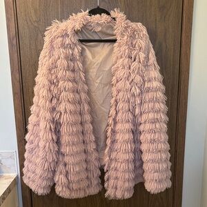 Women's Cream Fringe Jacket